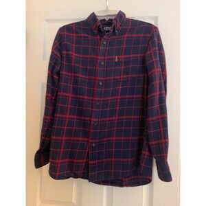 Chaps Cotton Flannel Button Down mens Shirt Size M